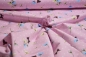 Preview: Jersey | Schmetterlinge Blumen | rosa